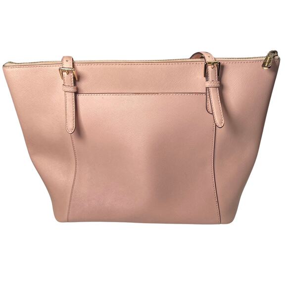Michael Kors Purse 11" Tall Pink Leather Pockets 12x4.5 - Picture 3 of 8